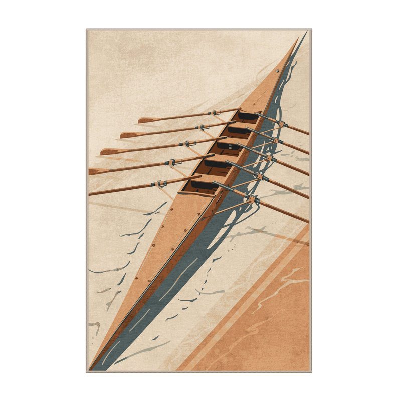 Tapis à rayures douces et moelleuses Elina, 5 x 8