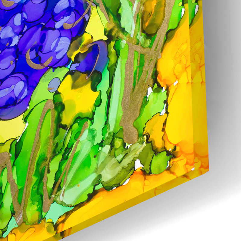 Art mural en verre Winston Porter «Sunshine Gang» par Lovitude, H 16 po x l 24 po x P 0,2 po