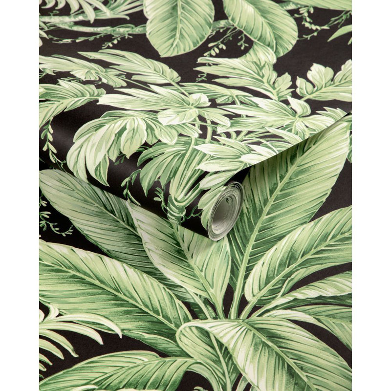Kravet Design - W4190-830, Black/Green/White