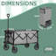 Breeza Heavy Duty Festival with Brake Garden Carts