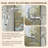 12-Inch Rain Dual Shower Head with Extension Arm Combo with 8-Spary Multifunction Handheld Spray Chrome-122065051