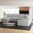 U-Shaped Stoarge Sofa Convertible Oversized Livingroom Couch-1860890439