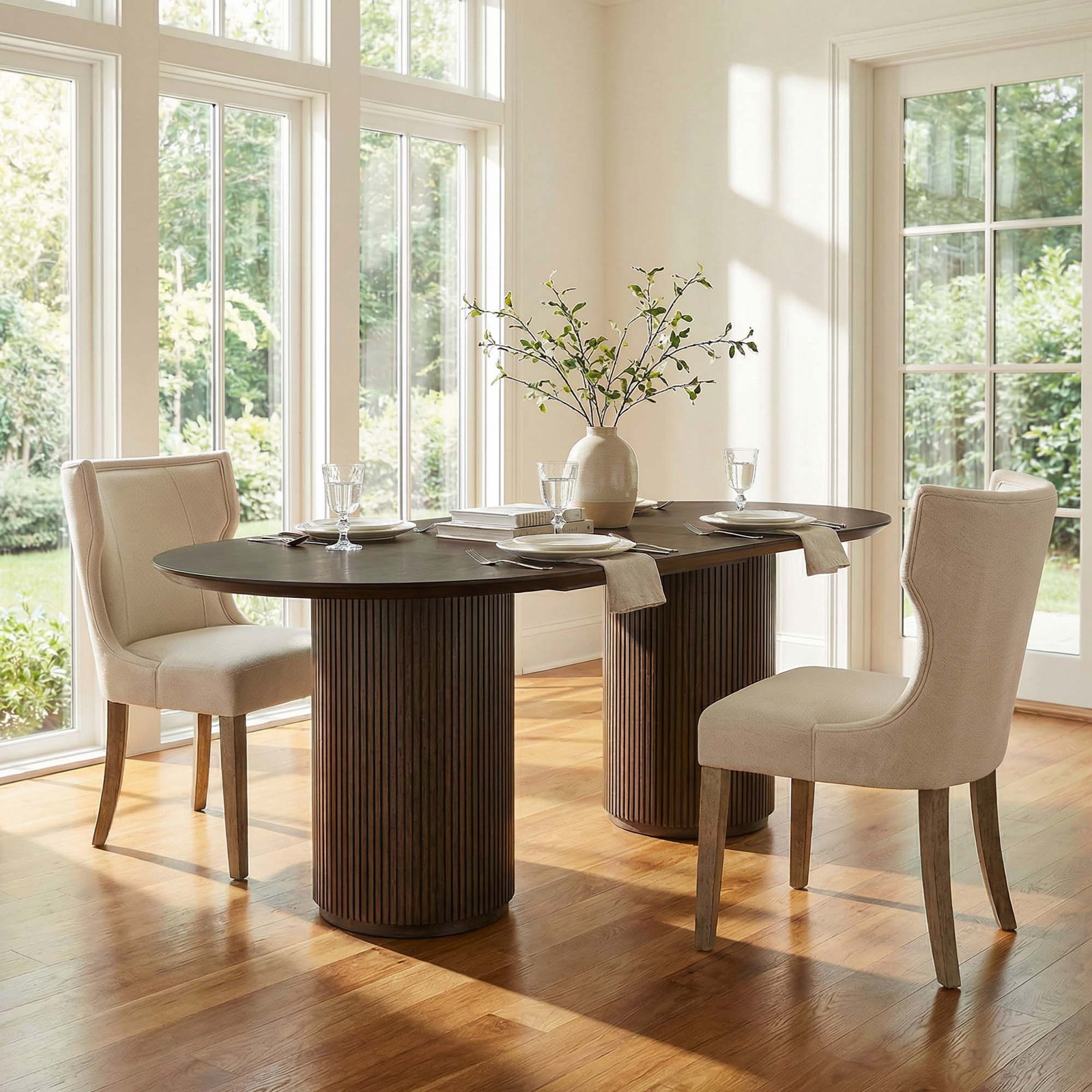 Willow Linen Dining Chair, Effie Linen