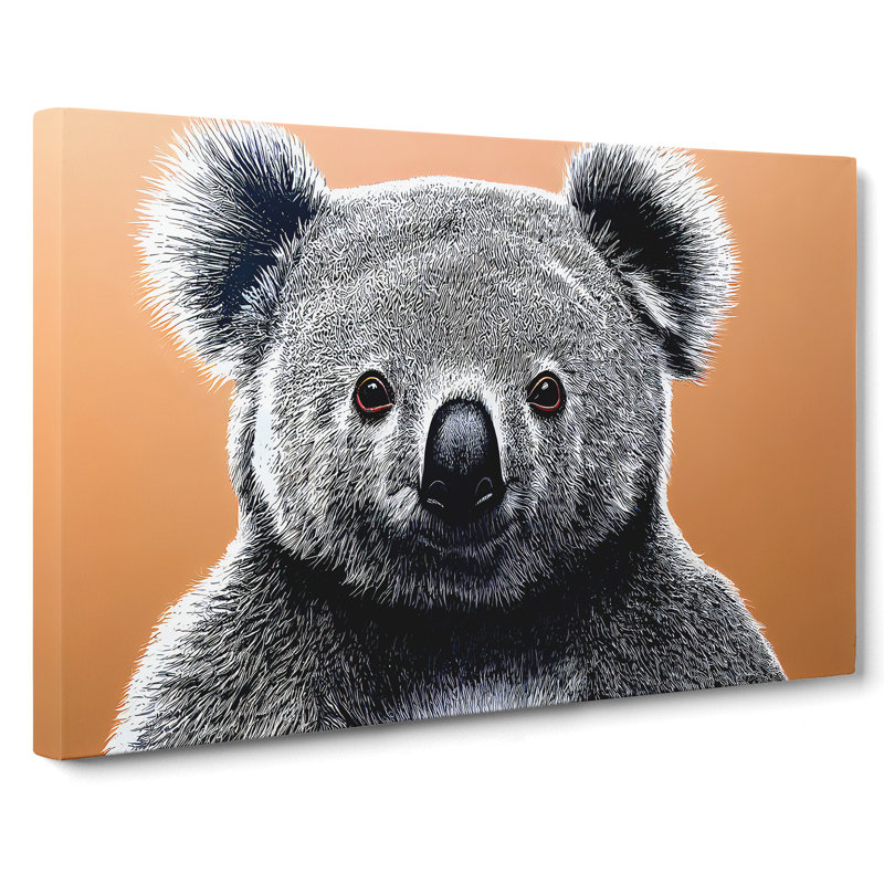 The Koala Bear - Wrapped Canvas, 40cm H x 60cm W x 3cm D