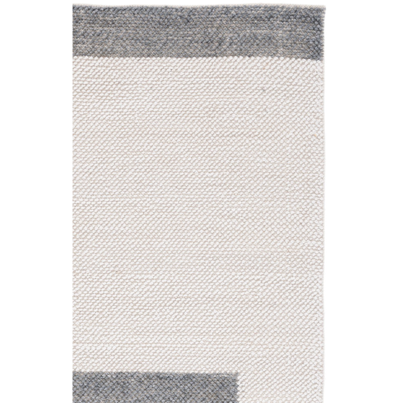 Tapis ivoire / gris Abdulkarim 324NAT324G, Carré 6 pi