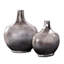 Advik Polished Silver Vase- Short-1715022758