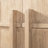 Rowan 83" Tall Reclaimed Pine Crossbar Storage Cabinet with Double Doors