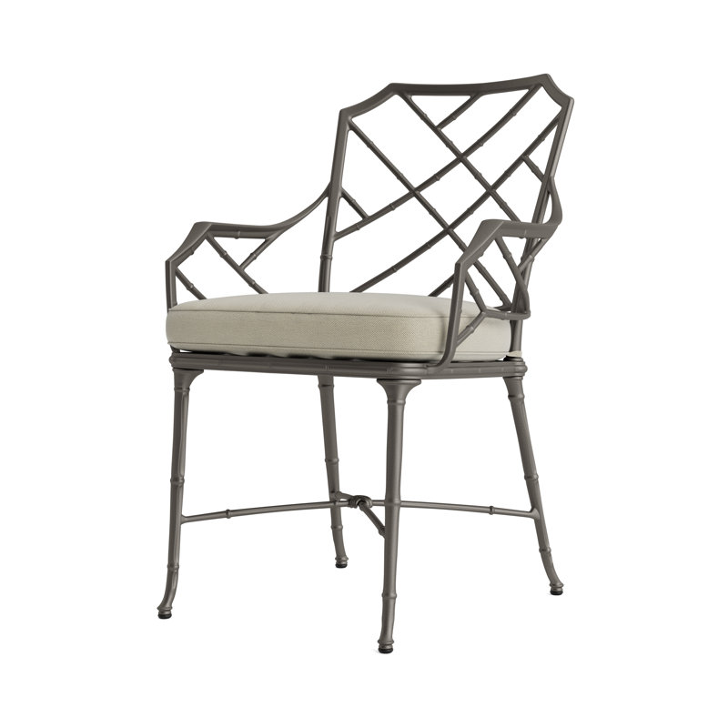 Calcutta Outdoor Dining Chair, Mica, Fusion Dove