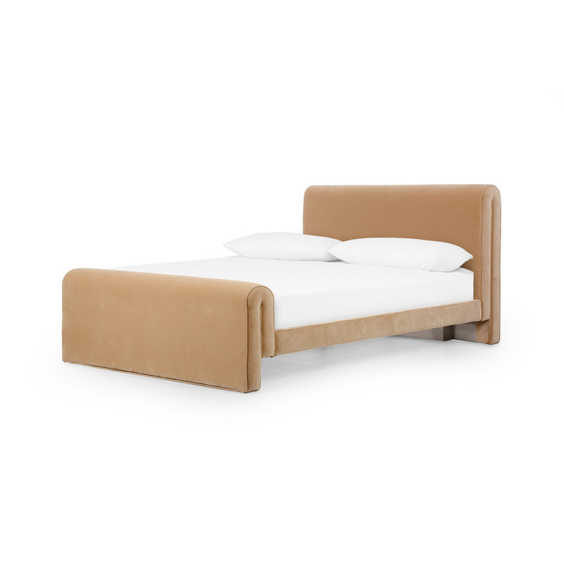 Mitchell Upholstered Bed, Surrey Camel, King