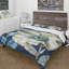 Indigold Watercolor Flower I - Ensemble de housse de couette Farmhouse - Microfibre de polyester-2055885180