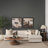 Cayson Dark Brown Sculptural Round Accent Table