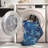 Kivett Blue Indoor Outdoor Machine Washable Rug-1208098857