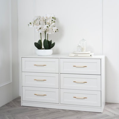 Aydon 6 Drawer White Chest