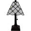 Lampe de table noire 15 po Coachella