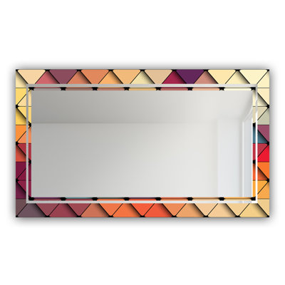 Miroir de coiffeuse triangulaire