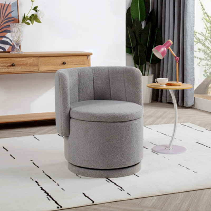 Canapé gris à dossier pivotant avec rangement - Solution compacte pour la chambre à coucher et le salon, Gris