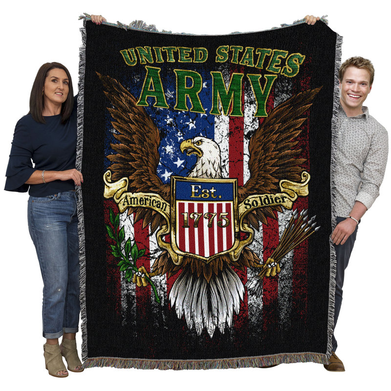 Jeté en coton Pure Country Weavers, Force de l'armée
