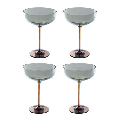 Verre à martini au fini irisé