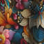 Vibrant Blue Flower Garden Elegance II - Rideau floral - Rideau occultant floral - 1 panneau-107534142