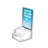 White Small Moulded Lottery Box with Pocket, Lock and Key