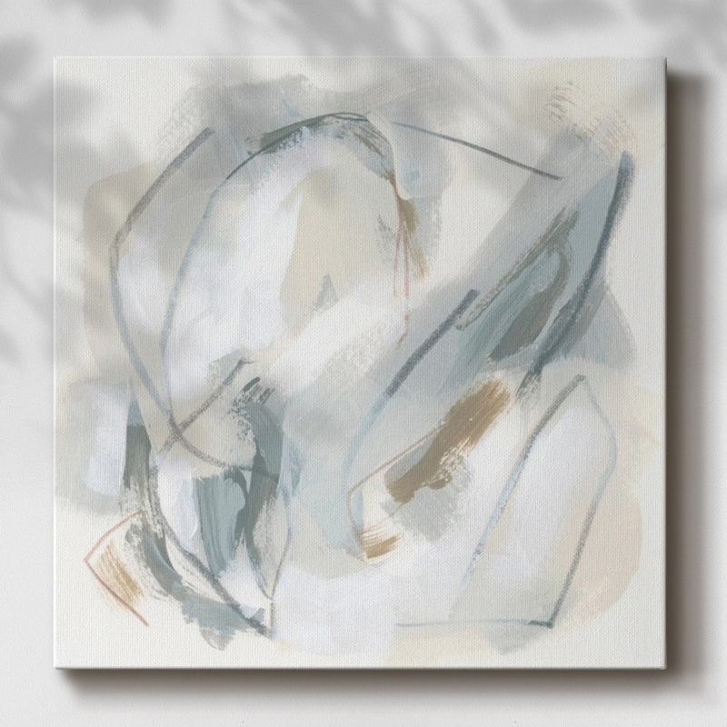 Neutral Assembly IV-Gallery Wrapped Canvas, 40" H x 40" W