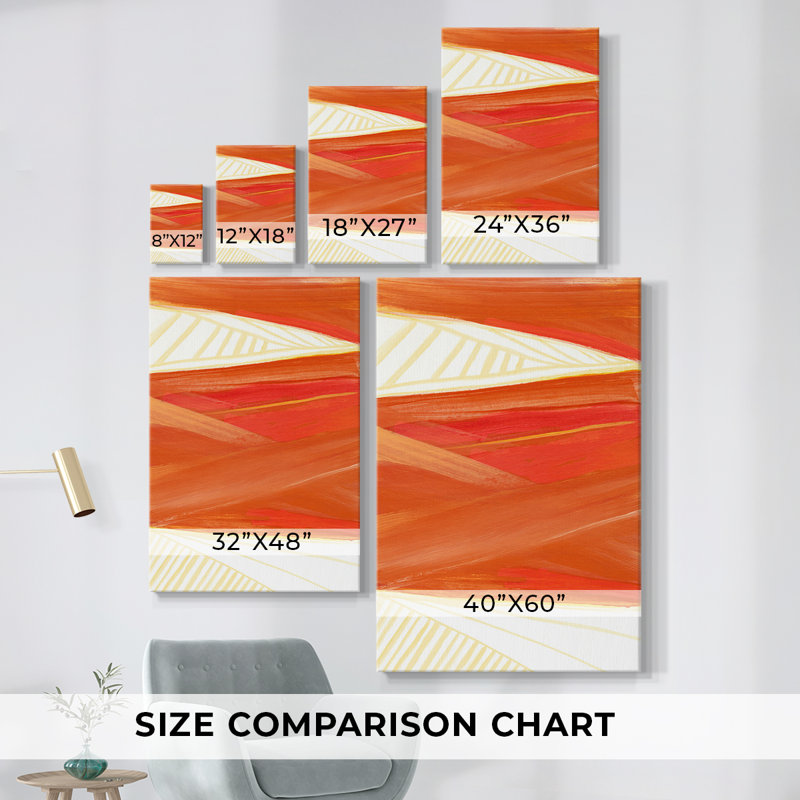 Toile tendue Warm Rays I-Premium Gallery - Prêt à être accroché, H 36 po x l 24 po