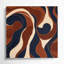 Art mural abstrait sur toile brun-601710811