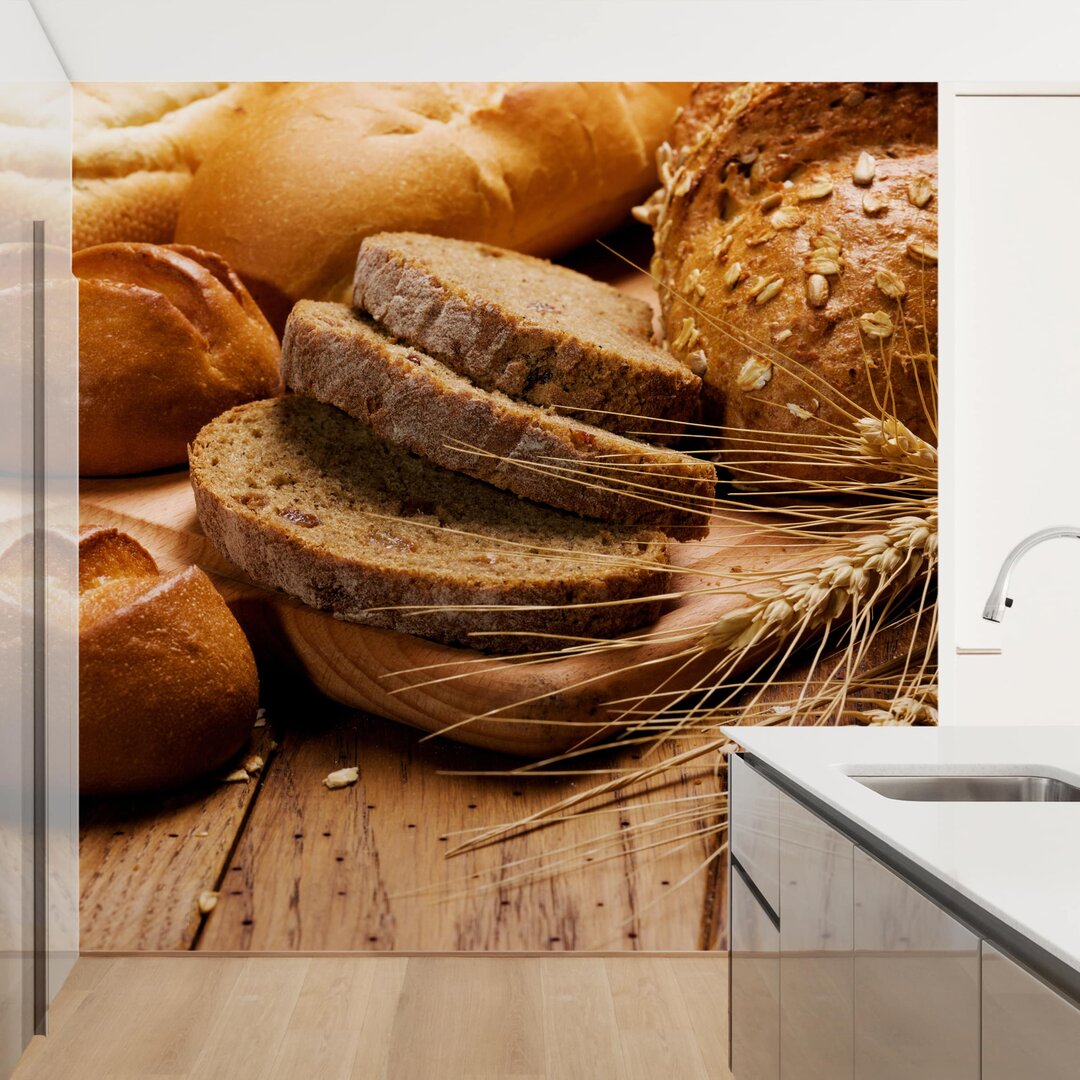 Matt Fototapete Brotzeit 2,88 m x 288 cm