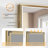 Lohoski Decorative Bathroom Vanity Mirror for Wall - Beveled Design-708868353-720627231