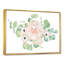Fleurs et bouquet de feuilles d'eucalyptus II - Peinture sur toile-67230010-67230013