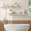 Tablettes murales flottantes en verre Cerrie-1445145079