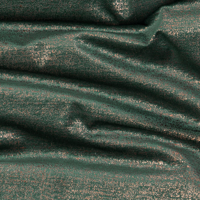 Ajahn Semi Sheer Curtains Single Panel, Dark Turquoise