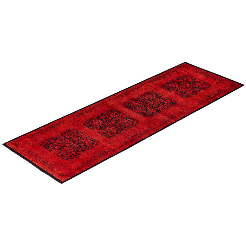 Overyed One-of-a-Kind Runner 3' X 9' Hand Knotted Area Rug
