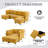 Modular Sectional Sofa,convertible Sectional Couches With Storage Ottoman,u Shaped Sectionals For Living Room Apartment-177257998