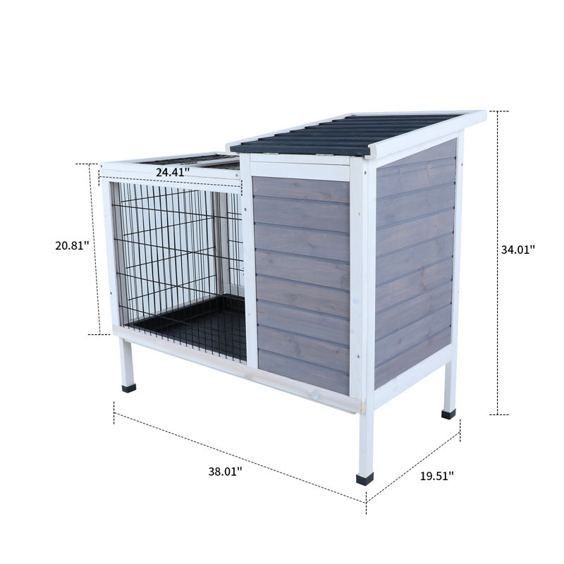 Cage à petits animaux Demerion, gris