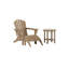 Chaise Adirondack en plastique avec repose-pieds Geoff-1546761442