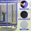 Trampoline 7 pi pour enfants avec filet de sécurité, glissade et échelle, assemblage facile, trampoline récréatif extérieur hexagonal régulier, mauve-122910225-122910231