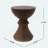 Weather-Resistant Concrete Outdoor Side Table With Exquisite Design For Various Outdoor Spaces-2085247435