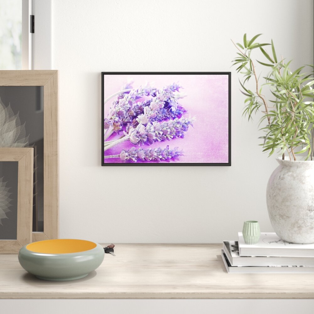 Gerahmtes Wandbild getrockneter Lavendel