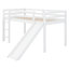Lit mezzanine bas avec glissade, échelle, barrières de sécurité-1211693280