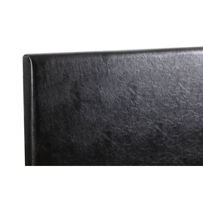 Yarmouth Modern Panel Headboard with Faux Leather, Adjustable Height by House of Hampton