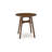 Jeyn Round Counter Table With Open Frame, 36 Inch Brown Mango Wood
