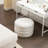 Round Upholstered Velvet Ottoman-1593283543