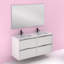 Jenziel 1200mm Double Bathroom Vanity with Integrated Ceramic Basin-1463641185-1463641184