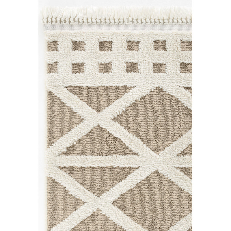 Adiyah Rectangle 62.99 cm x 90.55 cm Geometric and Striped Indoor / Outdoor Area Rug