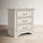 Nestor 3 - Drawer Nightstand - Antique White w/ Wirebrush