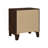 Nightstand With 2 Ample Drawers