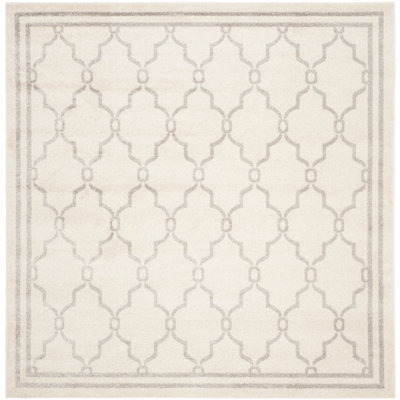 Ammundsen Geometric Ivory/Light Gray Area Rug