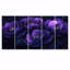Mauve pivoines minuit Blom II - pivoines - art mural traditionnel pour le salon-189984636-189984639