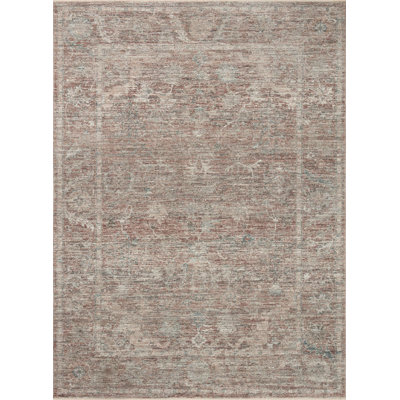 Magnolia Home By Joanna Gaines X Loloi Millie Brick / Fog Area Rug